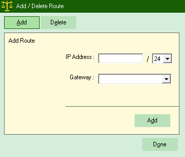 Routing window